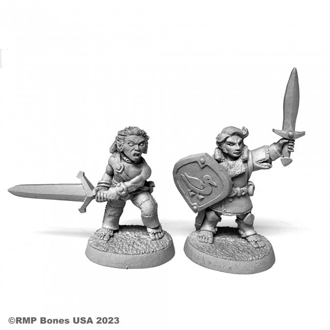 Halfling Fighter and Barbarian - 07102