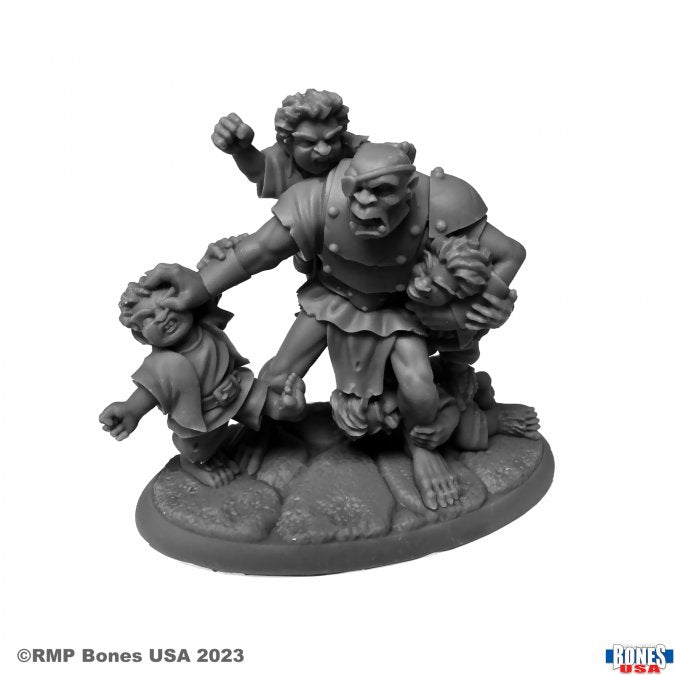 Townsfolk Orc and Hobbit brawl - 30143