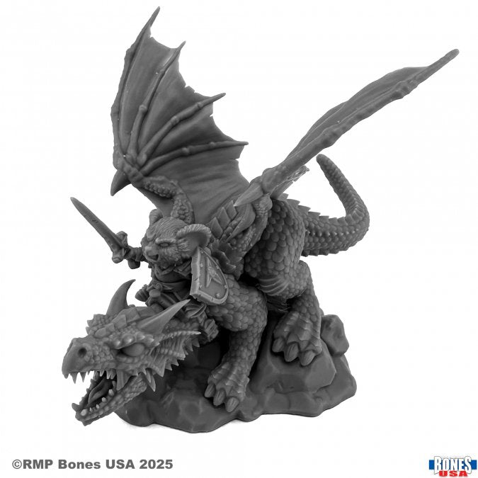 Mousling Knight of the Flame Wyrm on Dragon - 30254