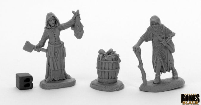 Dreadmere Townsfolk: Fishwife and Crone (2) - 44033