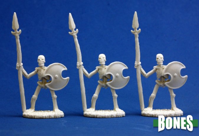 Skeletal Spearmen (3) - 77001