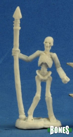 Skeleton Warrior Spearman (3) - 77244