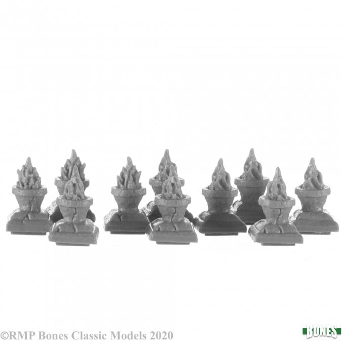 Graveyard Finials: Braziers (10) - 77732